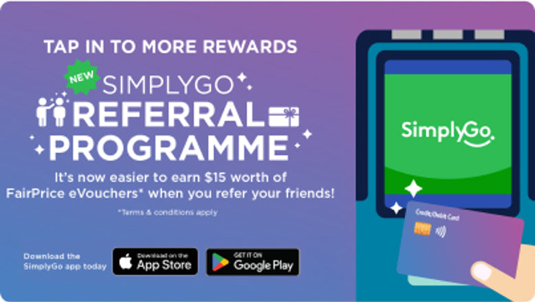 SimplyGo referral programme campaign